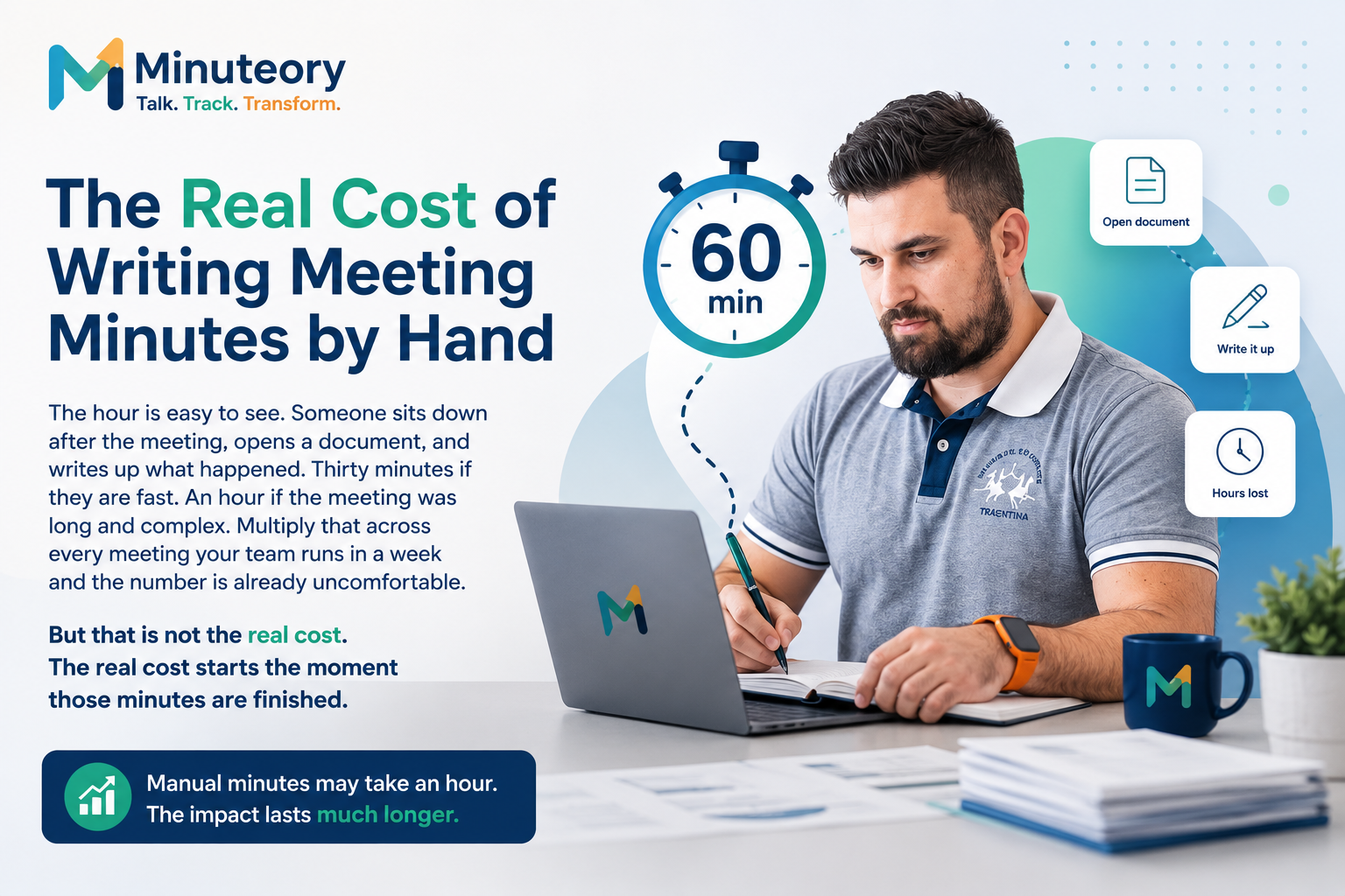 The Real Cost of Writing Meeting Minutes by Hand